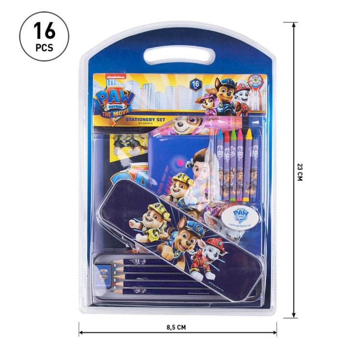 Set de Papelería The Paw Patrol Azul (16 pcs) 1