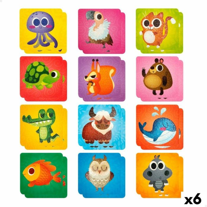 Juego de Memoria Lisciani Puzzle Infantil Táctil 24 Piezas Juego de Memoria Lisciani Puzzle Infantil Táctil 24 Piezas