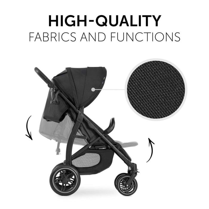 Carro de Paseo para Bebé Hauck Negro 10