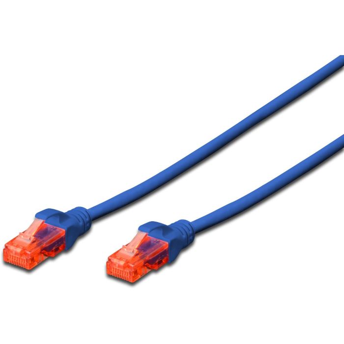 DIGITUS CAT 6 U/UTP Patchkabel - LSZH. 0.25m. blau 1