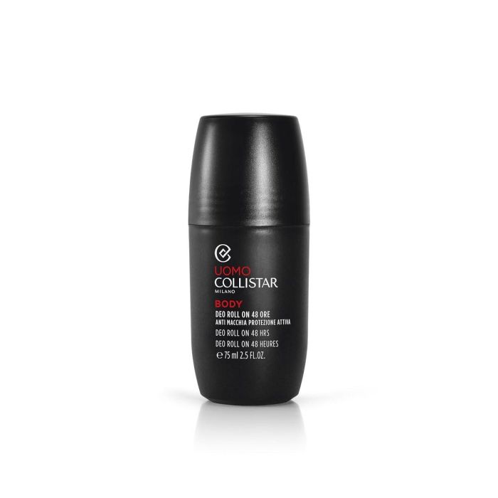 Collistar UOMO Desodorante Roll-on 48H Fresco para Hombre 75 ml, protege de olores y minimiza manchas