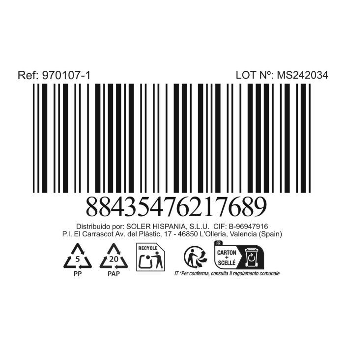Quttin Bandeja para Servir Redonda de 40 cm de Diámetro y 2 cm de Alto (8 Unidades) 3