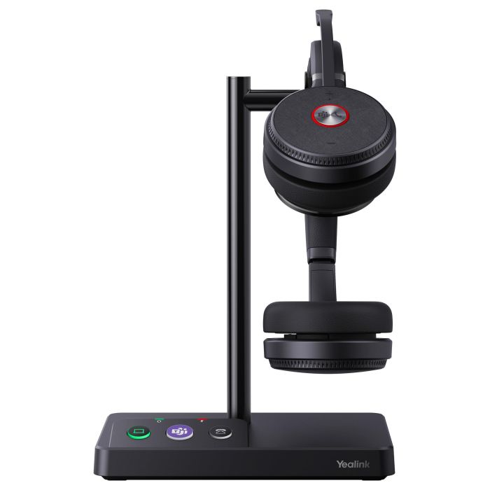 Yealink WH62 Dual Teams Auriculares Inalámbricos DECT para Oficina y Centro de Llamadas, Color Negro 1