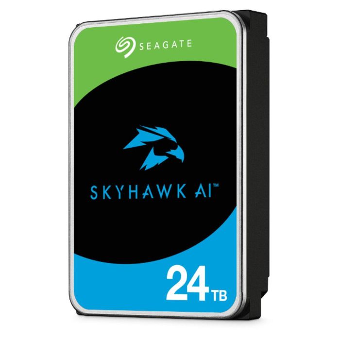 Seagate Disco Duro Interno HDD Skyhawk 24TB 3.5" SATA III 7200 RPM 256MB Optimizado para Vigilancia AI Seagate Disco Duro Interno HDD Skyhawk 24TB 3.5" SATA III 7200 RPM 256MB Optimizado para Vigilancia AI