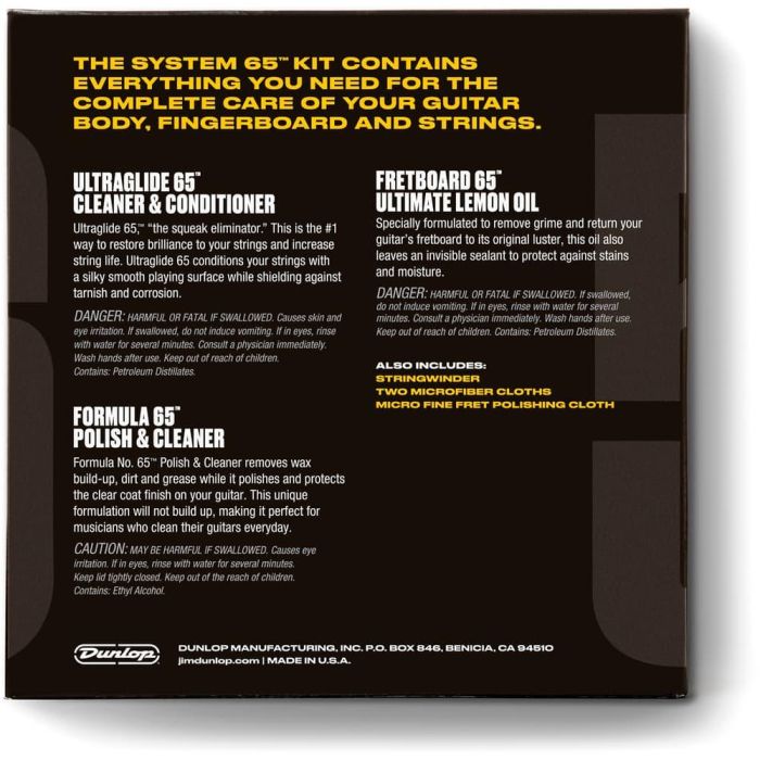 Dunlop Kit De Mantenimiento Para Guitarra 2