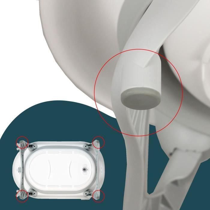 Looping LOO3159059052670 Bañera Plegable Gris Blanco 23x80x49 cm 2 Looping LOO3159059052670 Bañera Plegable Gris Blanco 23x80x49 cm 2