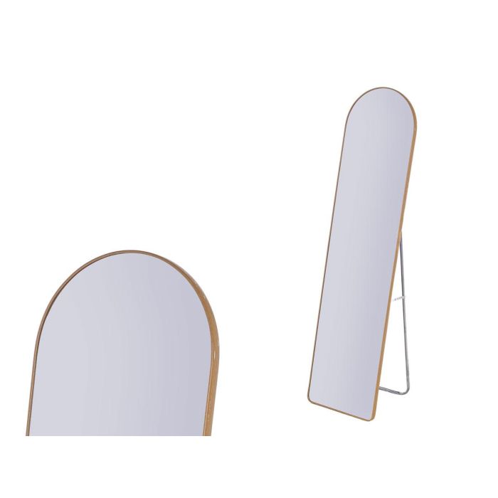 Giftdecor Espejo de pie con Acabado de Madera Oscura 120x30 cm (Set de 8)