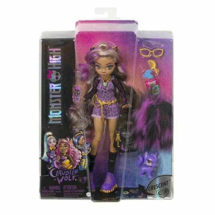 Monster High HHK52 Muñeca Fashion Clawdeen Wolf con Mascota, Juguete para Niñas y Niños a partir de 4 años 5