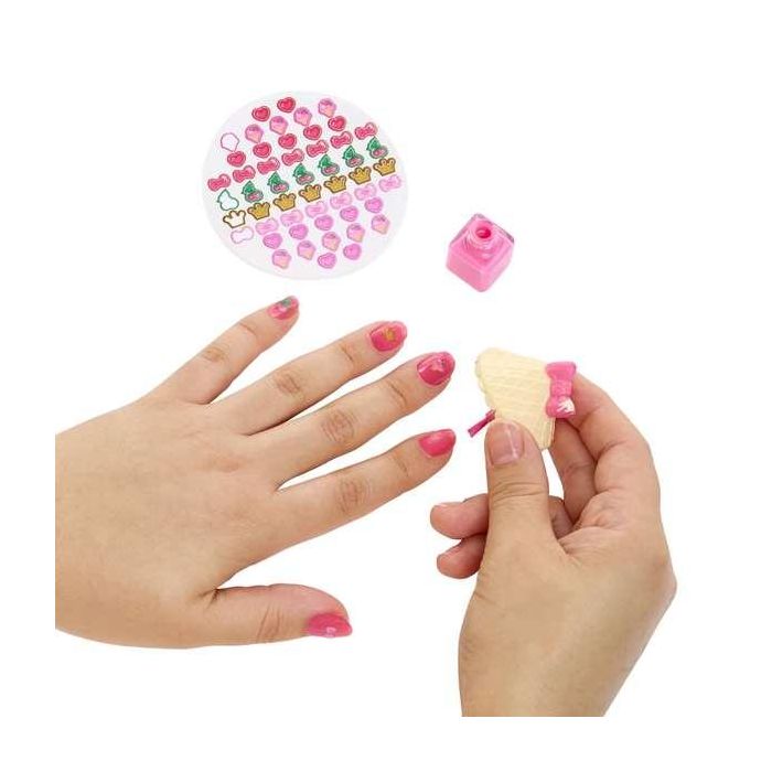 Muñeca brillo de labios yummiland. bolso de belleza helado. incluye pintauñas,pegatinas y loción corporal . 4