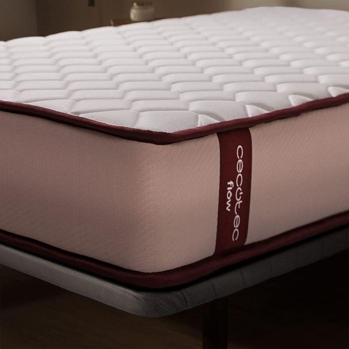 Cecotec Colchón viscoelástico 135x190 cm Flow PureVital 1900 firmeza media-alta 21 cm altura 7