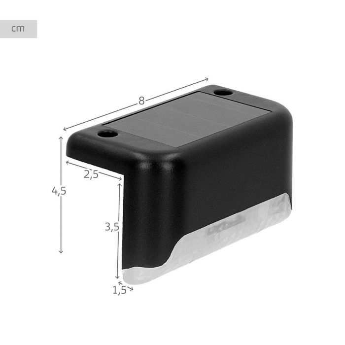 Lámpara solar Aktive 8 x 4,5 x 4 cm (12 Unidades) 3 Lámpara solar Aktive 8 x 4,5 x 4 cm (12 Unidades) 3