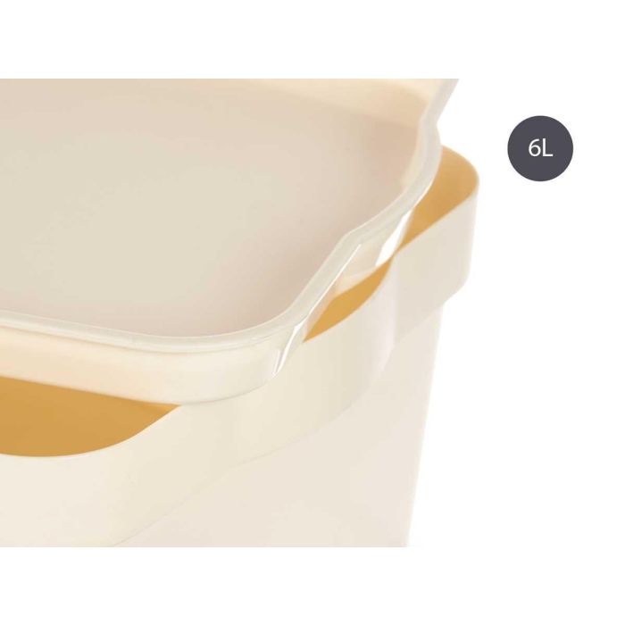 Caja Plastico Con Tapa 6L Crema Kipit 21X11CM (12 Unidades) 3 Caja Plastico Con Tapa 6L Crema Kipit 21X11CM (12 Unidades) 3