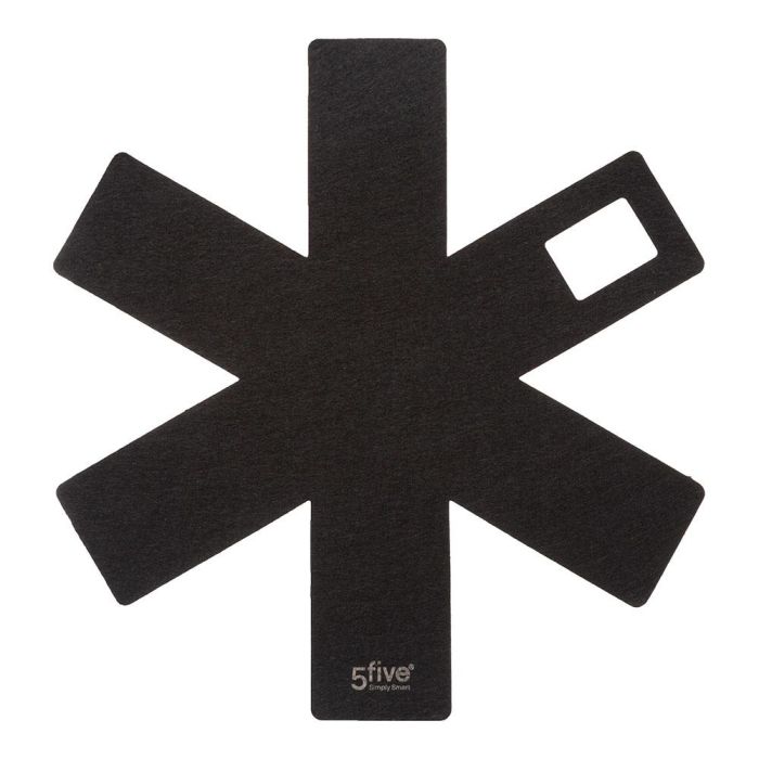 5Five Salvasartenes Protector Base Sartenes Fieltro Pack 6 Unidades 38x38cm 35x35cm 28x28cm 2