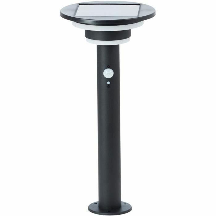 Brilliant GARVINA BRI4004353437748 Terminal de exterior solar LED con detector de movimiento, acero inoxidable y plástico, 4W, Negro 2