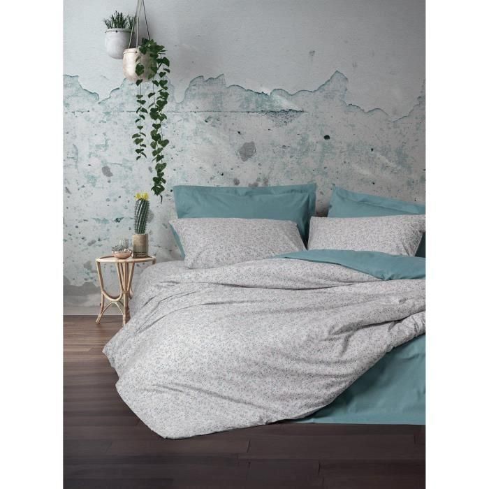 Juego de Cama Menta 100% Algodón, Funda Nórdica 220x240 cm y 2 Fundas Almohada 60x60 cm - ASI8684283035656 Juego de Cama Menta 100% Algodón, Funda Nórdica 220x240 cm y 2 Fundas Almohada 60x60 cm - ASI8684283035656