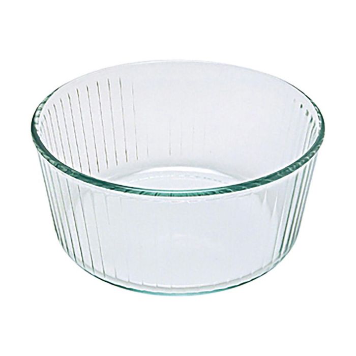 Molde para Horno Pyrex Classic Soufflé 21 x 21 x 10 cm Transparente Vidrio (4 Unidades) 1