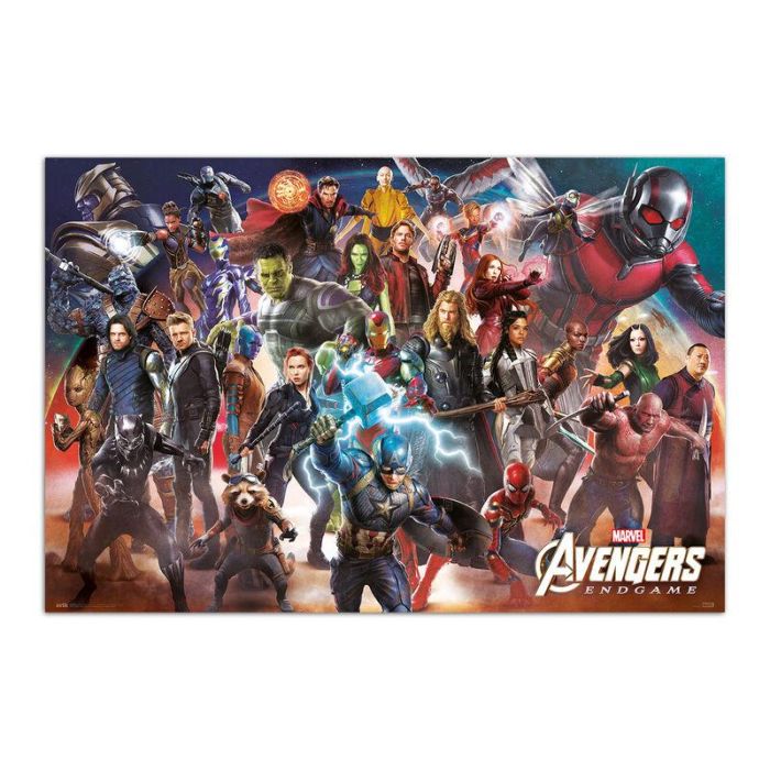 ERIK Poster Marvel Avengers Endgame Los Vengadores 91,5x61cm, impreso en papel brillo de alta calidad de 150 gr.