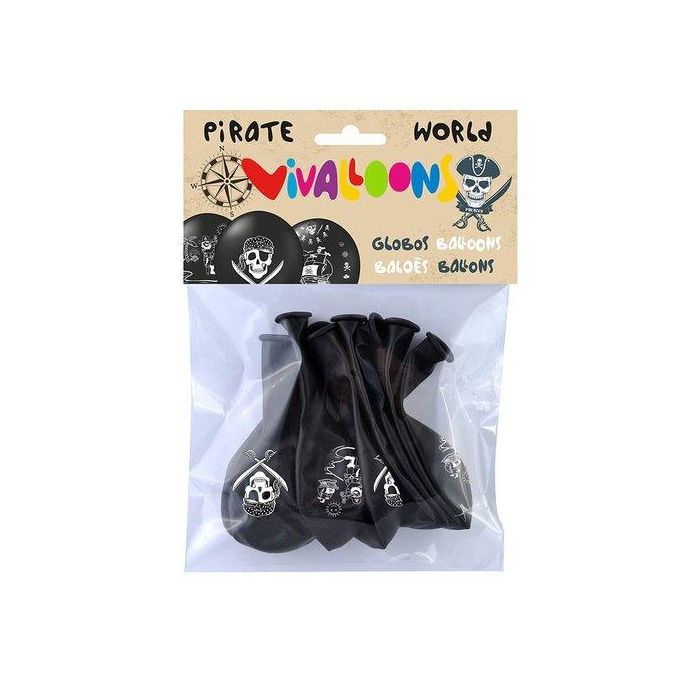 Globo Vivalloons Piratas Bolsa De 8