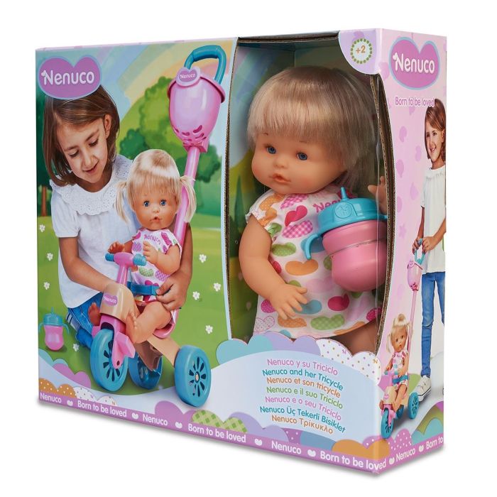Famosa Nenuco Y Su Triciclo 7/17103 Muñeca con Triciclo Accesorios Incluidos +2 Años 2