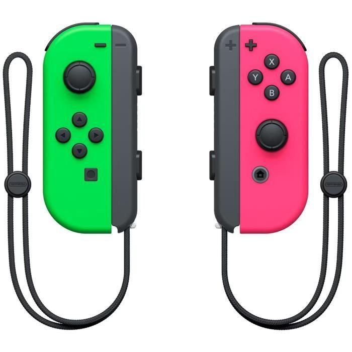 Gamepad Inalámbrico Nintendo Joy-Con Verde Rosa 1