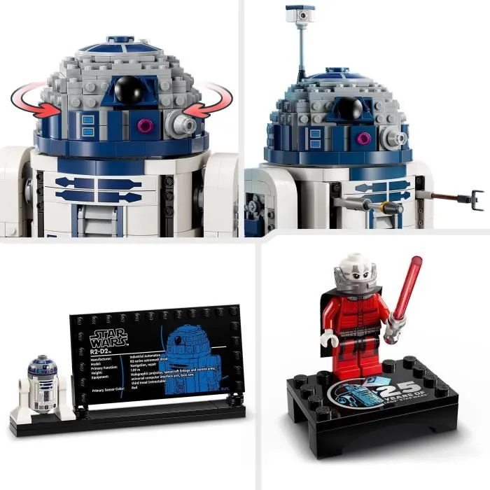 LEGO 75379 Star Wars R2-D2 Droide de Juguete para Construir, Regalo para Niños, Juego de Batalla 3 LEGO 75379 Star Wars R2-D2 Droide de Juguete para Construir, Regalo para Niños, Juego de Batalla 3
