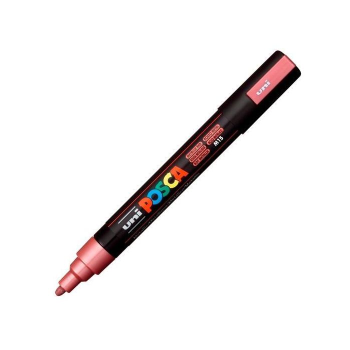 Posca Marcador Pc-5M No Permanente Punta Forma De Bala 1,8 - 2,5 mm Rojo Metálico Posca Marcador Pc-5M No Permanente Punta Forma De Bala 1,8 - 2,5 mm Rojo Metálico