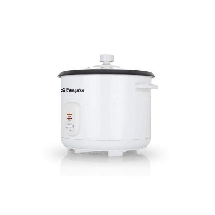 Orbegozo CO 3031 Olla Eléctrica Cocedor de Arroz y Vaporera, 700W, 1.8L, Capa Antiadherente, Apagado Automático y Mantener Calor