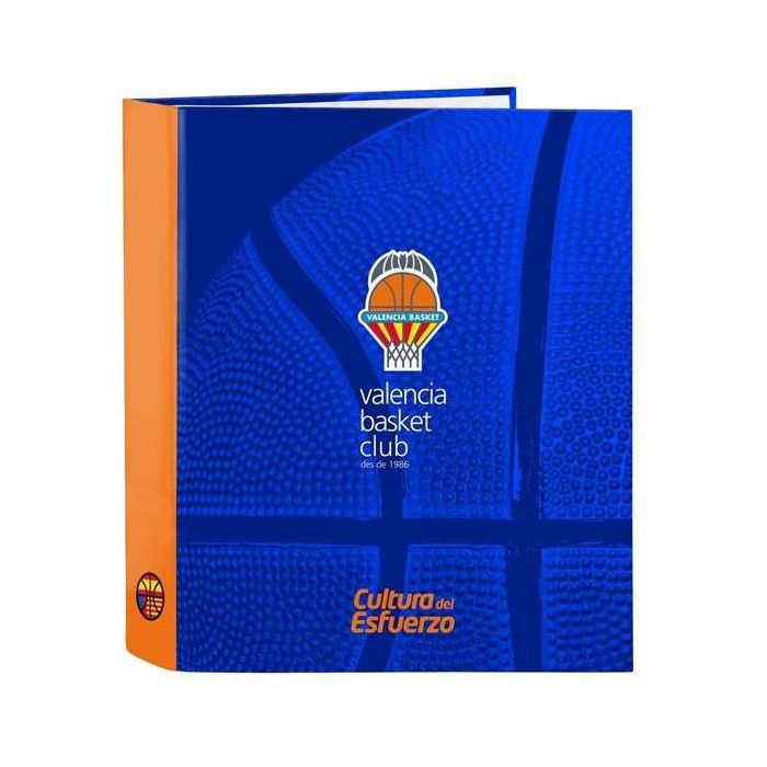 Carpeta Safta Carton Folio 4 Anillas Mixtas 40 mm Valencia Basket Club 270x60x330 mm 2