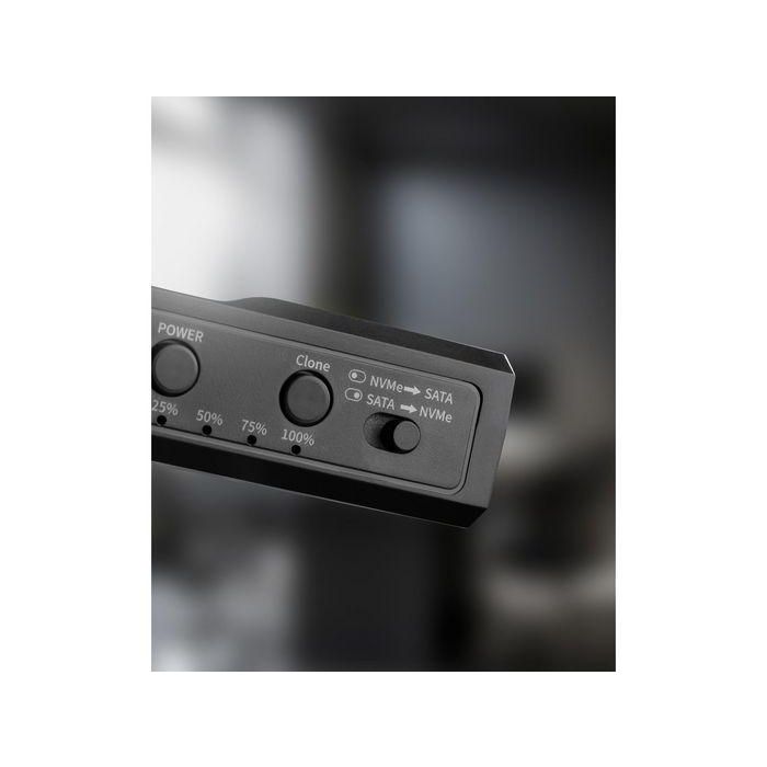 Sandberg USB 3.2 Cloner and Dock for M2 + NVMe + SATA 6 Sandberg USB 3.2 Cloner and Dock for M2 + NVMe + SATA 6