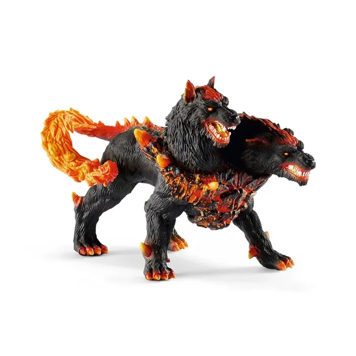 Schleich Cerbere 42451 Figura de Juguete para Niños, Criatura Mitológica de Dos Cabezas 1