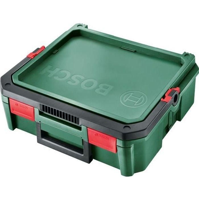 Bosch SystemBox Caja de Almacenamiento Vacía, Personalizable y Apilable, Ideal para Organizar Herramientas y Objetos Personales Bosch SystemBox Caja de Almacenamiento Vacía, Personalizable y Apilable, Ideal para Organizar Herramientas y Objetos Personales