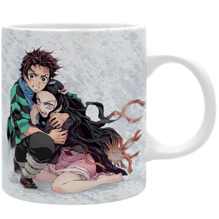 Abysse Taza Demon Slayer Kimetsu no Yaiba 320 ml Cerámica - Tanjiro y Nezuko