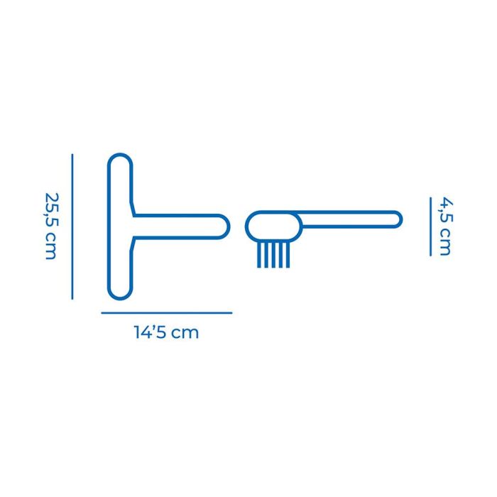 Edm Cepillo Classic para Piscina 25,5 x 14,5 x 4,5 cm 1