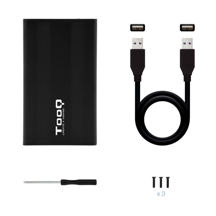 Caja Externa para Disco Duro de 2.5" TooQ TQE-2510B/ USB 2.0 4 Caja Externa para Disco Duro de 2.5" TooQ TQE-2510B/ USB 2.0 4