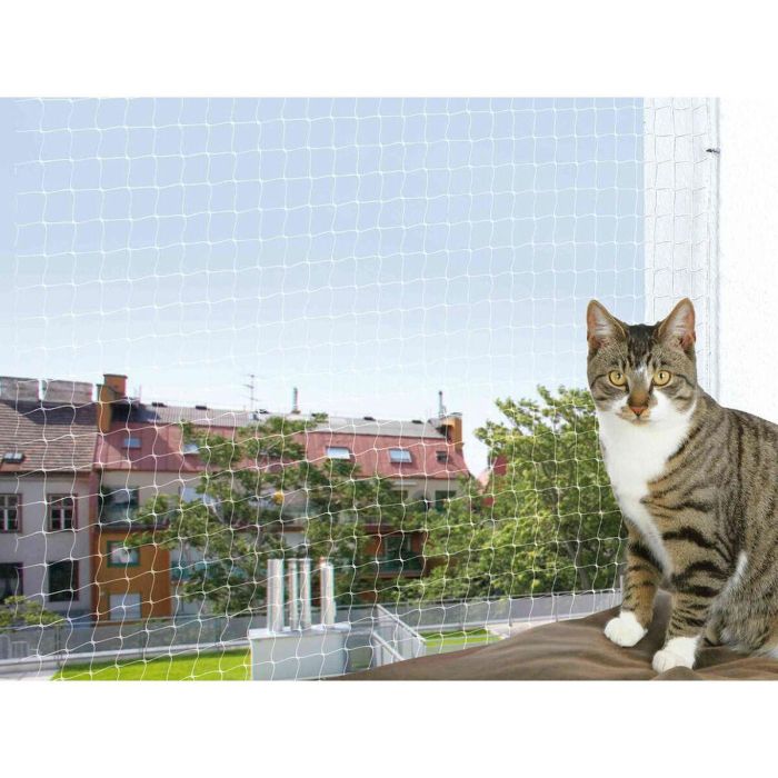 Red de seguridad Trixie Transparente Nailon Gato