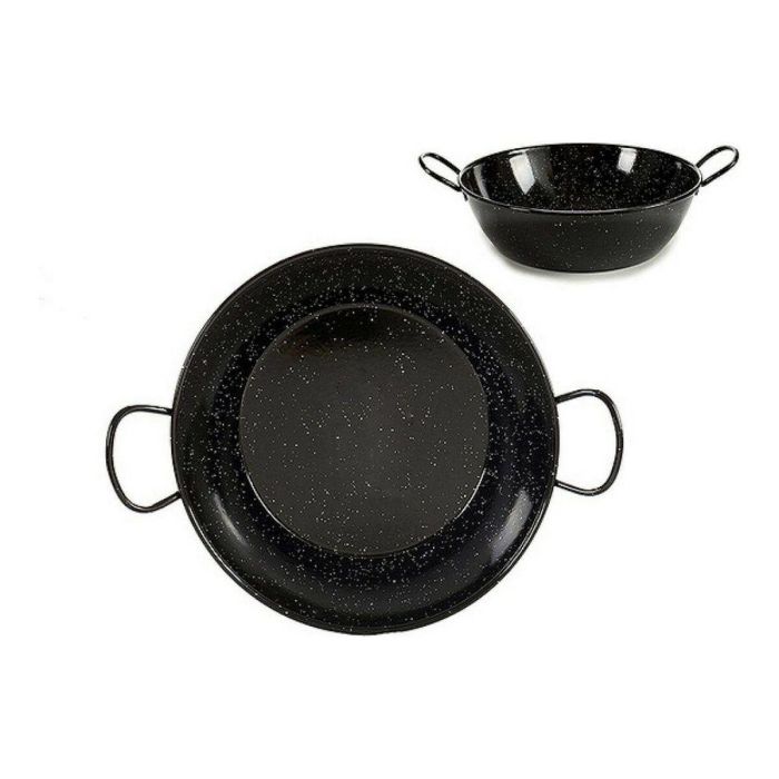 Sartén Honda con Asas La Dehesa 0645-LD 0645-LD Negro Acero Esmaltado 2 Sartén Honda con Asas La Dehesa 0645-LD 0645-LD Negro Acero Esmaltado 2