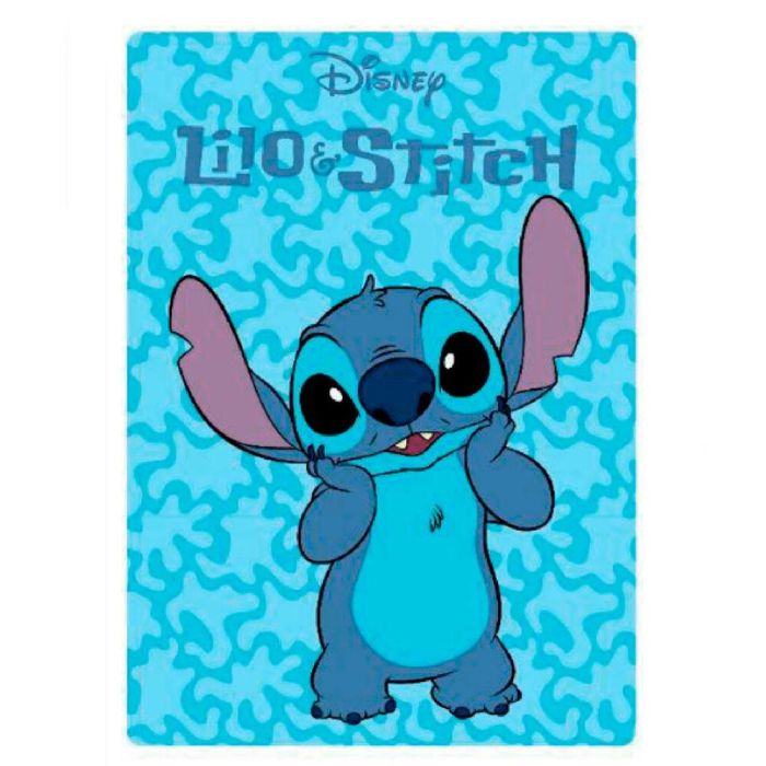 Disney Manta polar Stitch 100x140cm 220gsm de poliéster