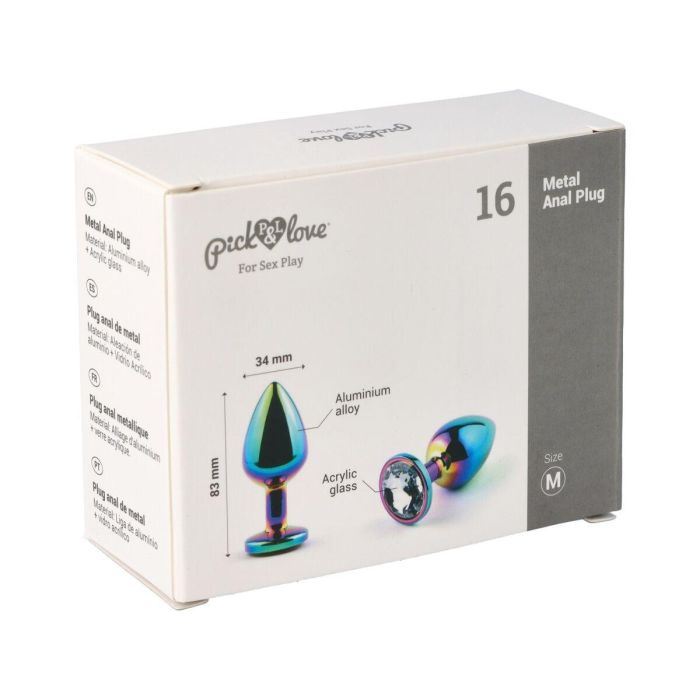 Plug Anal Pick&Love Nº 16 Multicolor (8,3 cm) 2 Plug Anal Pick&Love Nº 16 Multicolor (8,3 cm) 2