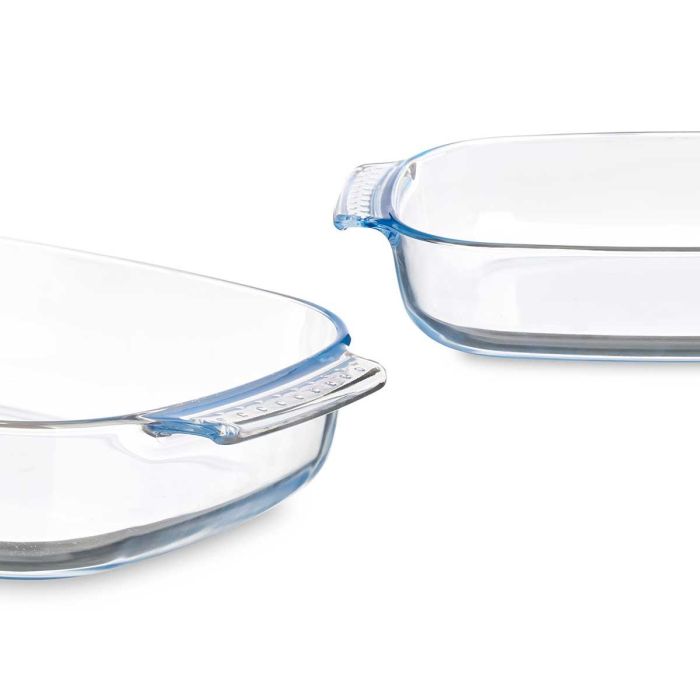 Bandeja Borosilicato Rectangular Asas 2700Ml Vivalto 34X6CM (12 Unidades) 3 Bandeja Borosilicato Rectangular Asas 2700Ml Vivalto 34X6CM (12 Unidades) 3