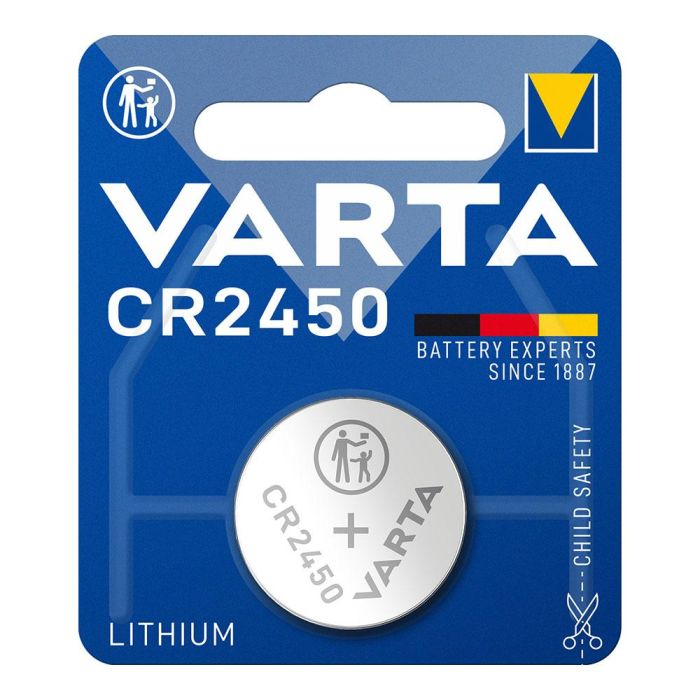 Varta Pila Botón Lithium CR2450 3V 1 Unidad Ø24,5x5,0mm