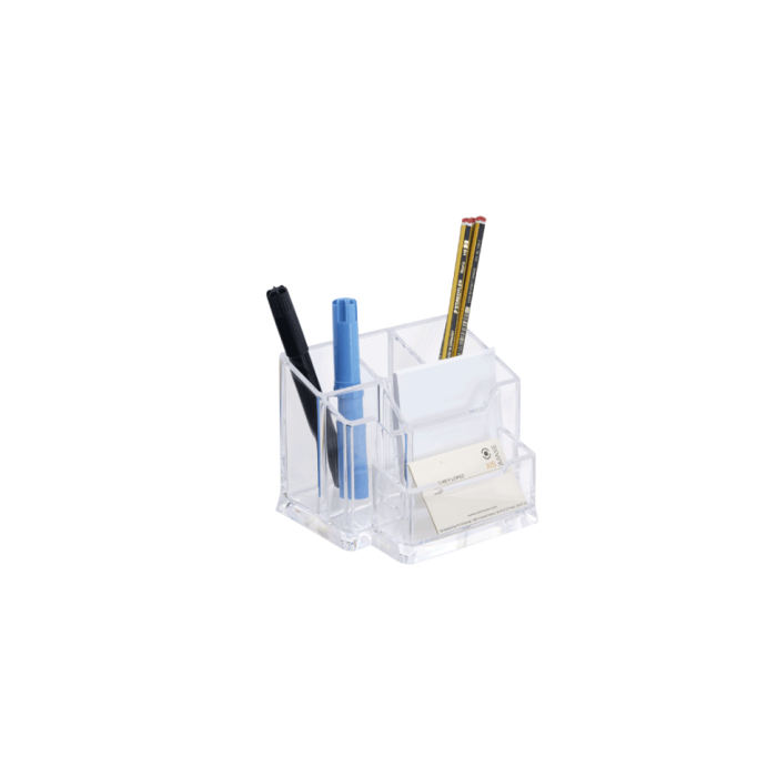 Archivo 2000 Organizador 6 compartimentos transparente 105x155x100 mm plástico 828 CS TP