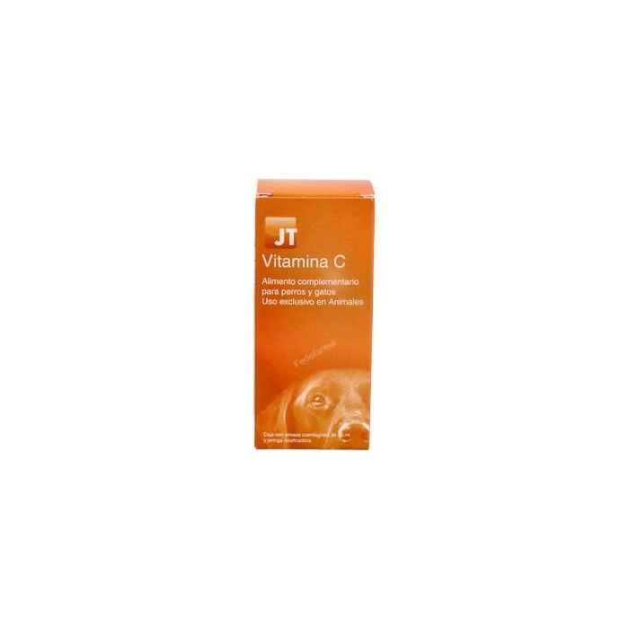 Vitamina C Oral 55 mL para Perros, Gatos, Cobayas, Conejos, Hámster Dorado, Degús y Ratones