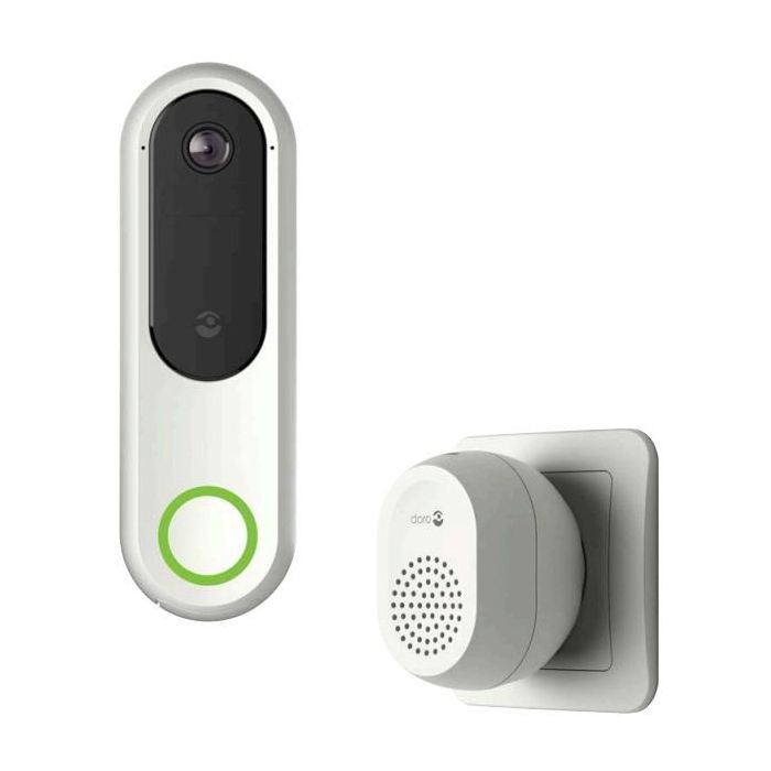 Doro Hemma Timbre de Puerta Inalámbrico Wi-Fi Video 2K Batería Integrada 7000mAh IP65 Blanco