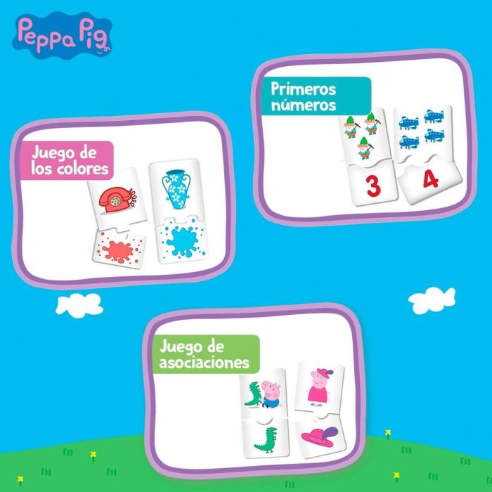 Juego Educativo Peppa Pig Edu Games Collection 24,5 x 0,2 x 24,5 cm (6 Unidades) 10 en 1 1