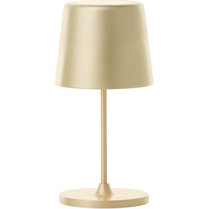 Lámpara de mesa exterior - BRILLIANT - KAAMI - Recargable - Oro mate - LED - 2W - 310lm - 3000K - DIM - USB - 3-Step DIM - IP54 2 Lámpara de mesa exterior - BRILLIANT - KAAMI - Recargable - Oro mate - LED - 2W - 310lm - 3000K - DIM - USB - 3-Step DIM - IP54 2