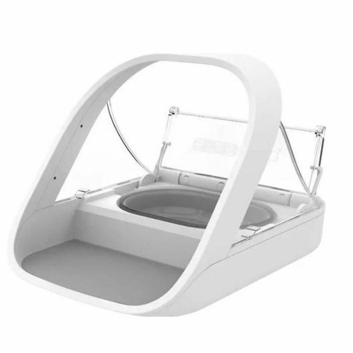 Sureflap SUREFEED Dispensador de Comida Electrónico con Microchip para Gatos y Perros - Control de Acceso, Dietas, Seca/Húmeda, Blanco - Memoria hasta 32 Mascotas