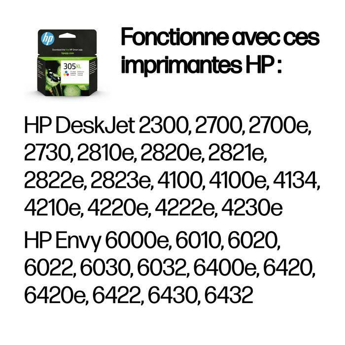 HP 305XL Cartucho de Tinta Original Tricolor de Alto Rendimiento, Ideal para Impresión de Documentos y Fotos a Color de Calidad Profesional. 4