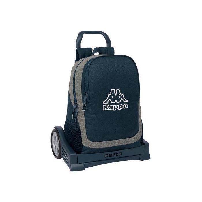 Safta Mochila 665 + Carro Evolution Kappa "Dark Navy" Safta Mochila 665 + Carro Evolution Kappa "Dark Navy"