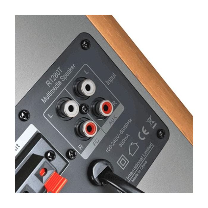Edifier Studio R1280T Altavoces 2.0 de Estantería Madera/Gris con 21W RMS y Control Remoto. Audio de Calidad para tu Hogar 4 Edifier Studio R1280T Altavoces 2.0 de Estantería Madera/Gris con 21W RMS y Control Remoto. Audio de Calidad para tu Hogar 4
