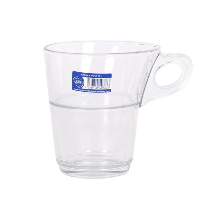 Juego de Tazas de Café Duralex Caprice 220 ml 6 Piezas (6 Unidades) (6 uds)